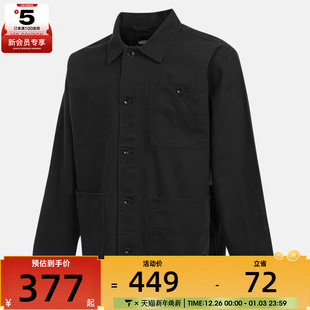 VANS范斯男子Drill Canvas运动夹克外套VN000KV1BLK Chore