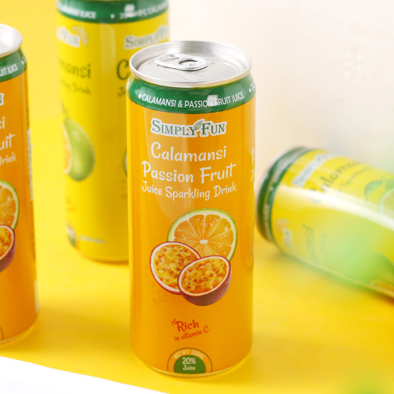 越南进口网红卡曼橘果汁饮料simply fun百香果混合味饮品夏日解暑