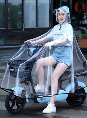 代驾车司机专用雨衣折叠电动车雨披加大加厚男女通用全身透明雨衣