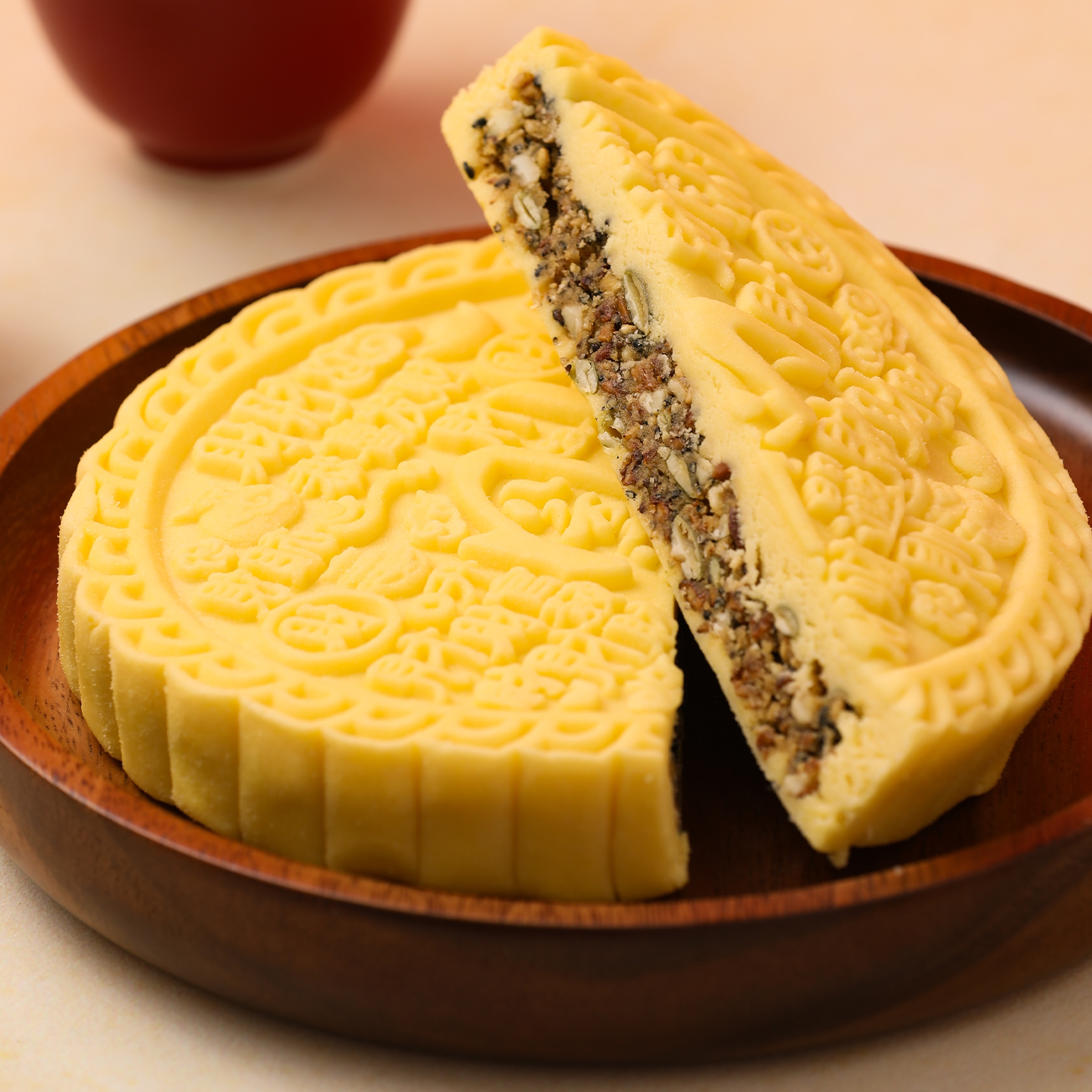 杨先生甜玉米坚果果仁发财饼月饼糕点点心健康月饼糕点手工制作