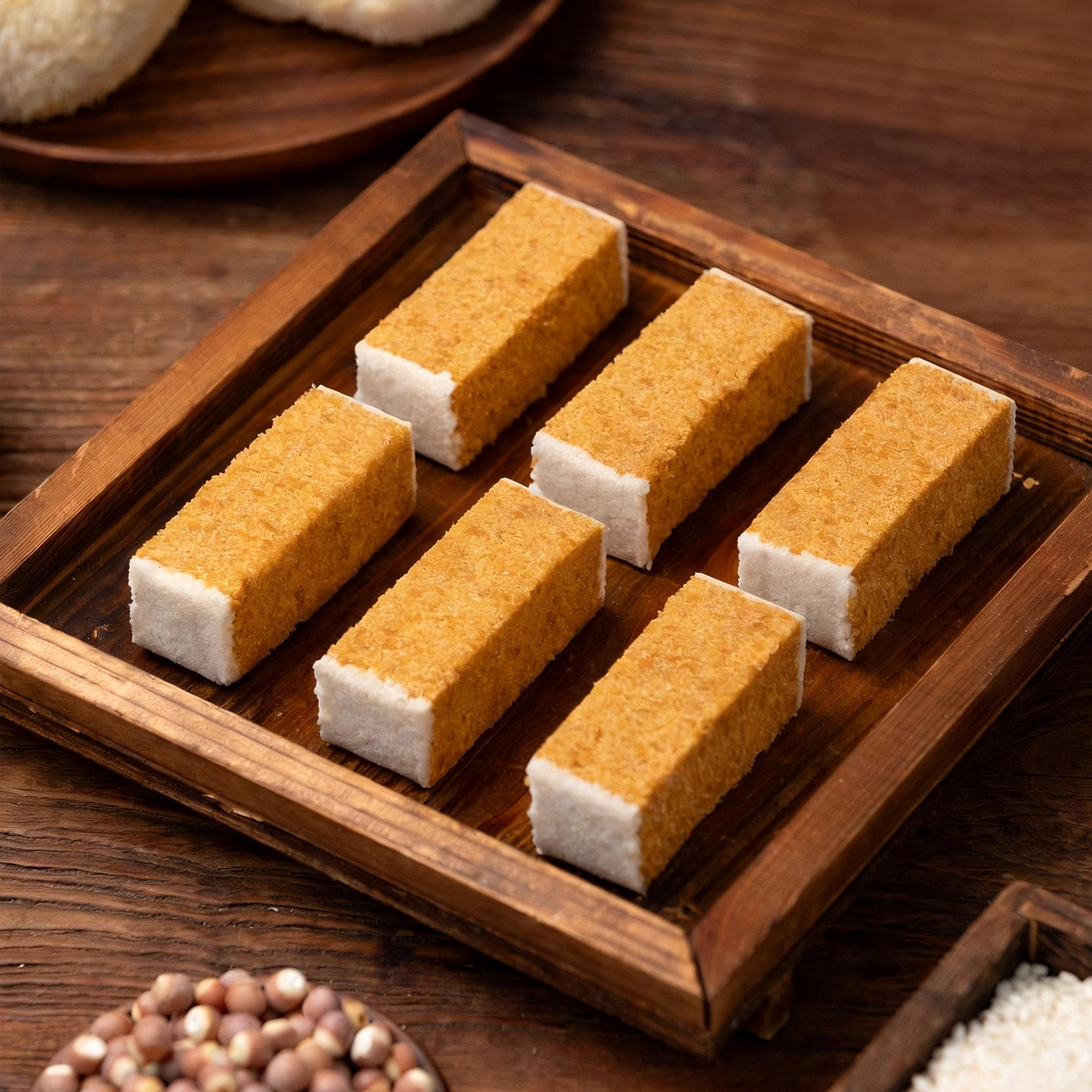 杨先生猴头菇芡实糕杭州特产糕点零食早餐代餐营养健康糕点点心