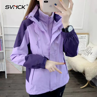 冲锋衣女户外三合一男女登山服