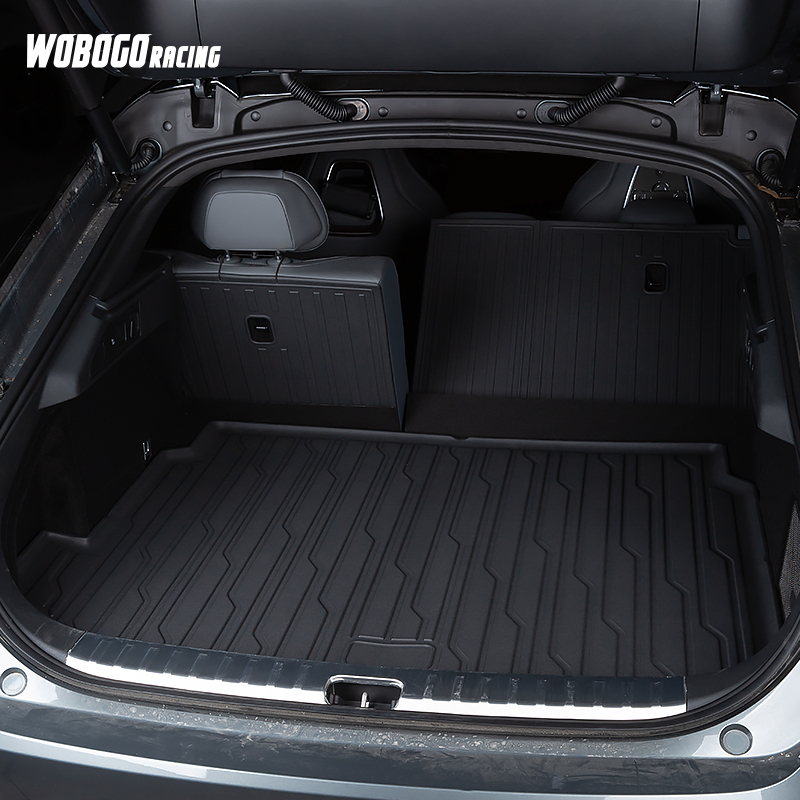 适用于21-26款极氪001椅背垫后备箱垫尾箱垫防水防污垫内饰改装