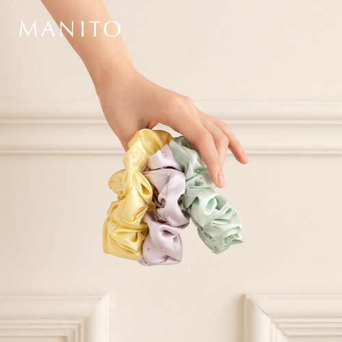 manito曼尼陀真丝发圈头绳