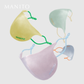 MANITO 曼尼陀Palette儿童蚕丝口罩真丝防晒防尘透气