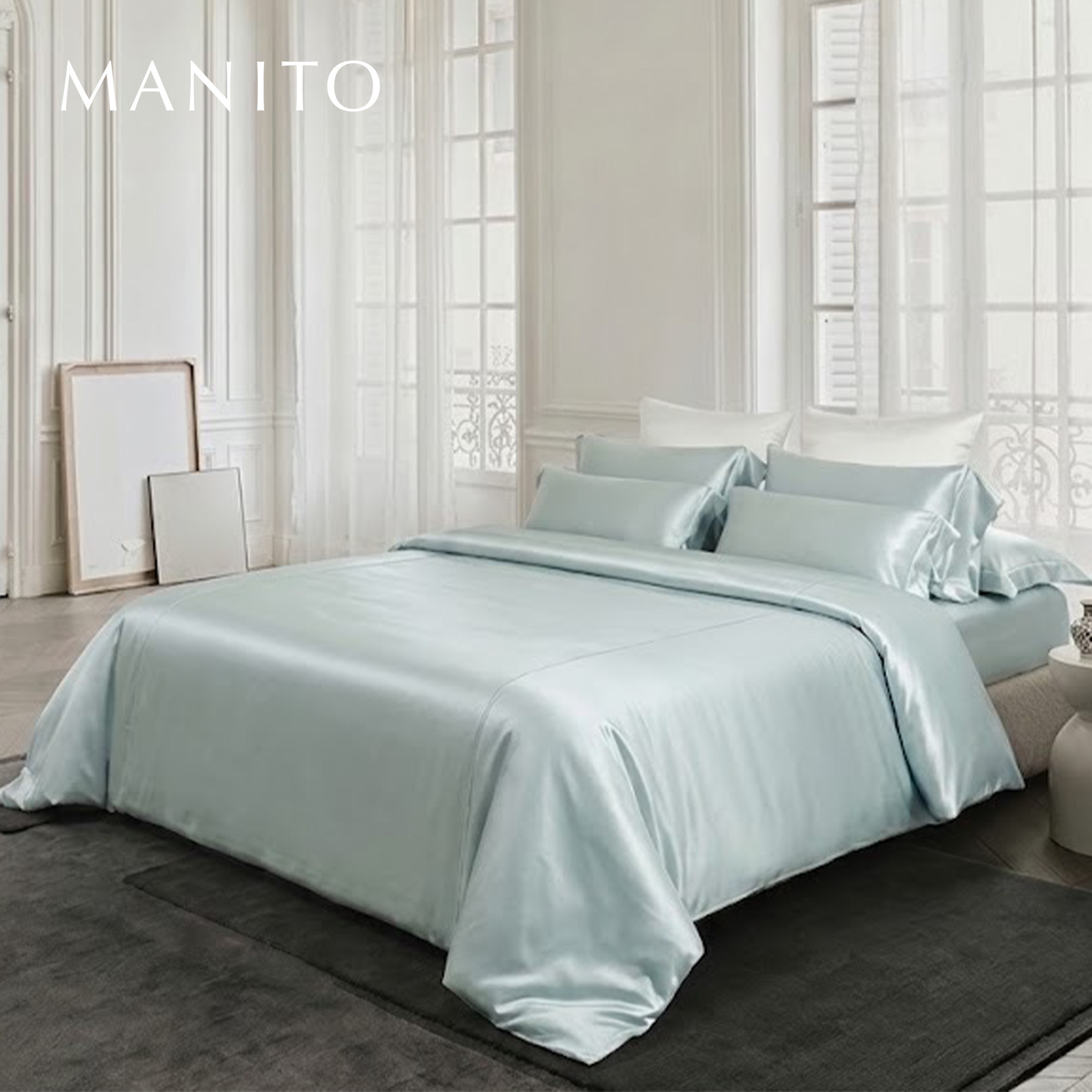 MANITO/曼尼陀Classic 床单四件套桑蚕丝床笠被套真丝床品