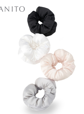 MANITO/曼尼陀 Puff泡芙发圈22姆米桑蚕丝发圈顺滑质感头绳发饰