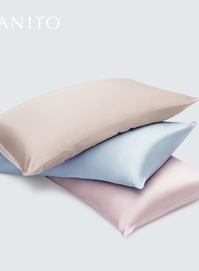 MANITO/曼尼陀Refined Life枕套睡眠睡觉桑蚕丝真丝枕头套一只装