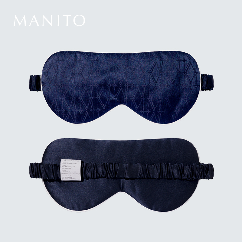 MANITOMonogram双M提花眼罩