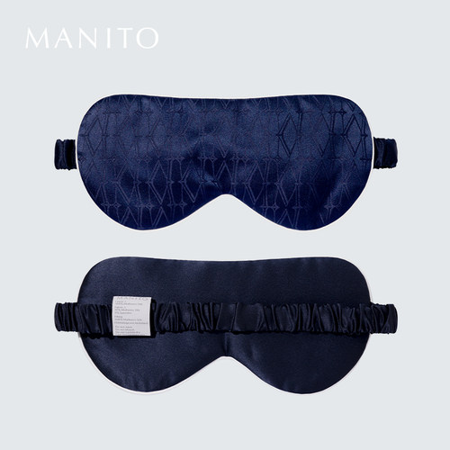 MANITOMonogram双M提花眼罩