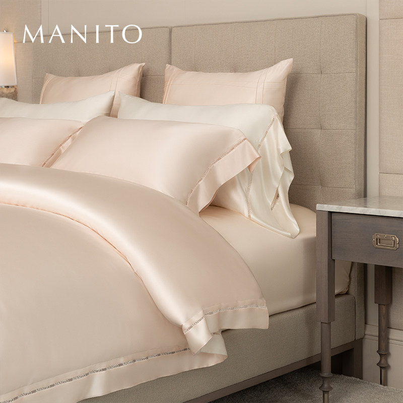 MANITO/曼尼陀New Aqua床单床笠真丝四件套桑蚕丝床品多件套舒适