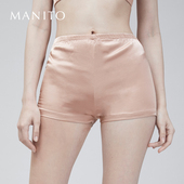 MANITO 安全裤 曼尼陀真丝蚕丝睡裤 家居服高端打底短裤