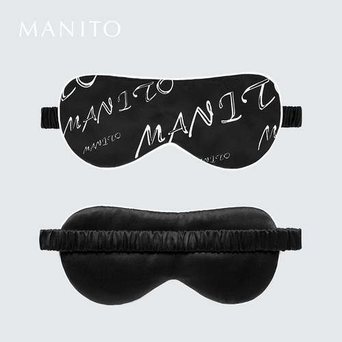 涂鸦眼罩MANITO桑蚕丝