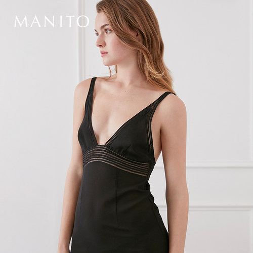 MANITOAthena真丝吊带裙