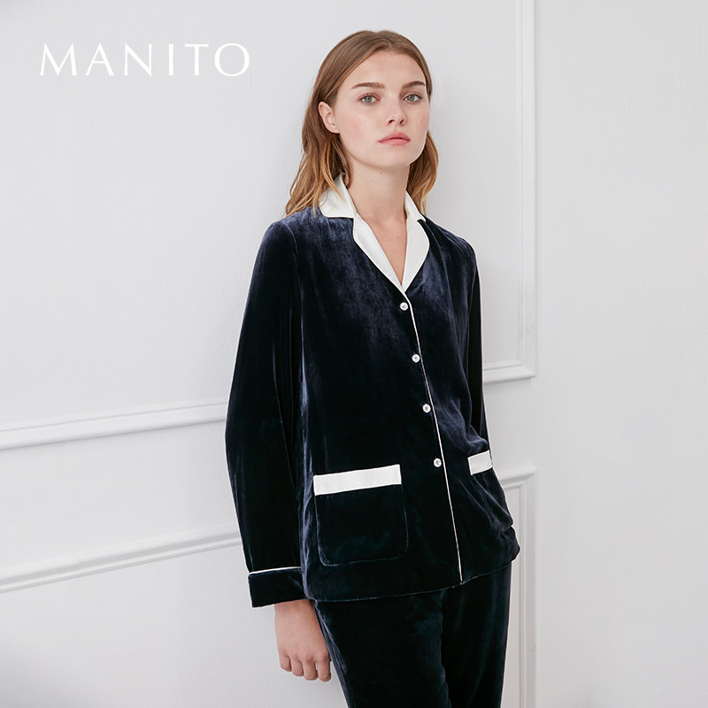 Ladylike丝绒女士睡衣套装