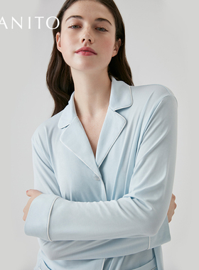 MANITO/曼尼陀New Soft 桑蚕丝莫代尔套装亲肤柔软家居服