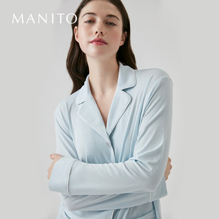 桑蚕丝莫代尔套装 Soft 亲肤柔软家居服 曼尼陀New MANITO
