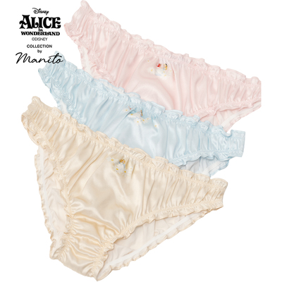 MANITO迪士尼爱丽丝合作系列  Daisy内裤礼盒22姆米桑蚕丝三角裤