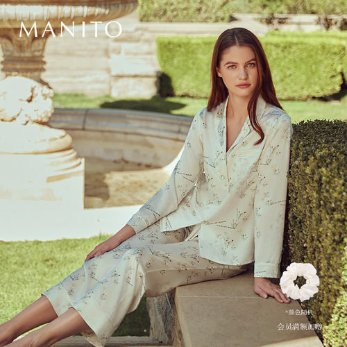 manito桑蚕丝套装小清新