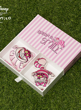 MANITO迪士尼柴郡猫合作系列 Cheshire香包挂件礼盒桑蚕丝香包