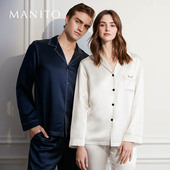 情侣款 MANITO 曼尼陀Liberty 真丝睡衣桑蚕丝家居服