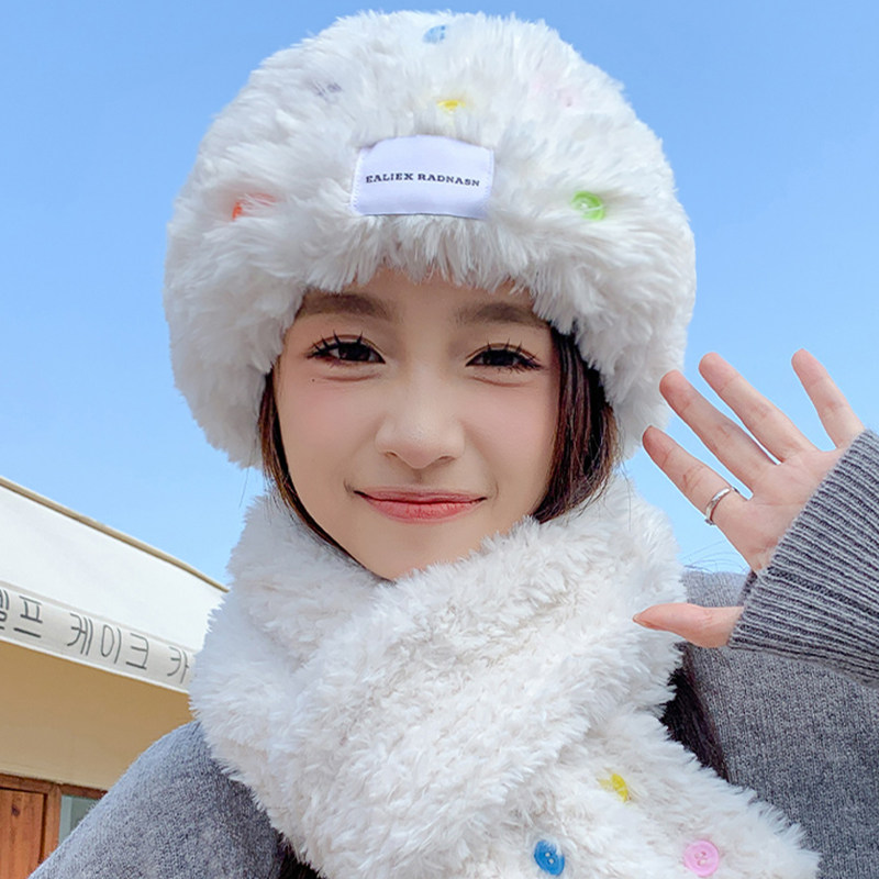 2025新款毛茸茸渔夫帽女秋冬季保暖帽子毛绒冬款针织盆帽女帽冬季,服饰配件/皮带/帽子/围巾,帽子,淘宝优惠券,粉丝福利购,淘宝优惠卷