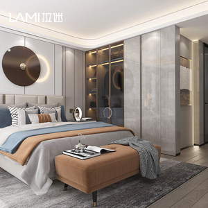 拉迷全屋定制整体衣柜现代简约家用卧室衣柜衣帽间柜子定制全屋
