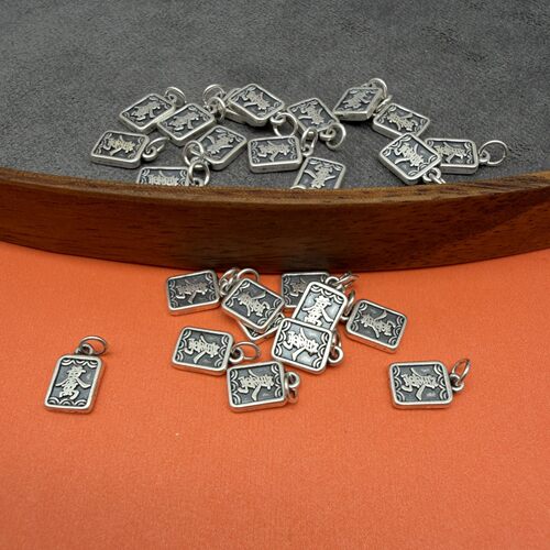 999足银古法黄金万两隔珠配件