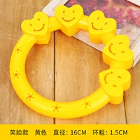 Браслет, желтая погремушка, увеличенная толщина, 18см