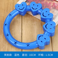 Браслет, синяя погремушка, увеличенная толщина, 18см