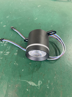 宴会厅婚庆专用24v16w幻彩RGBW6000K射灯可编程，调试控台模式化