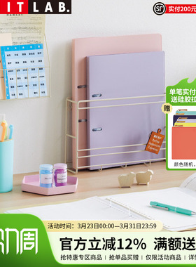 日本LIHIT LAB.喜利2孔活页笔记本B5/A4横线活页本2孔文件夹资料夹可拆卸替芯薄款笔记本学生考研本线圈本