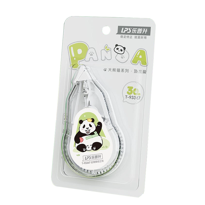 乐普升修正带可爱大熊猫93365