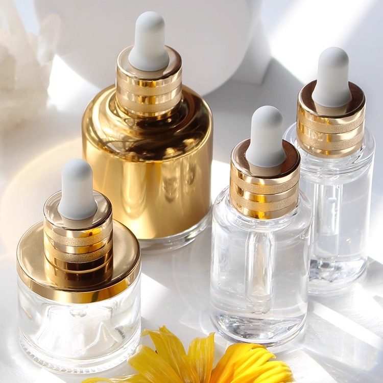分装瓶HOPECK高档金滚丝滴管盖模制玻璃瓶20牙20-50ml粉底精油瓶,彩妆/香水/美妆工具,化妆/美容工具,淘宝优惠券,粉丝福利购,淘宝优惠卷