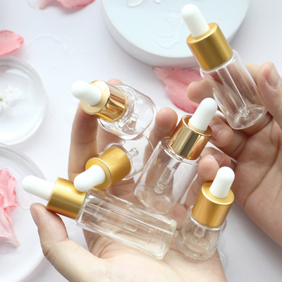 HOPECK金色铝滴管盖玻璃精油瓶