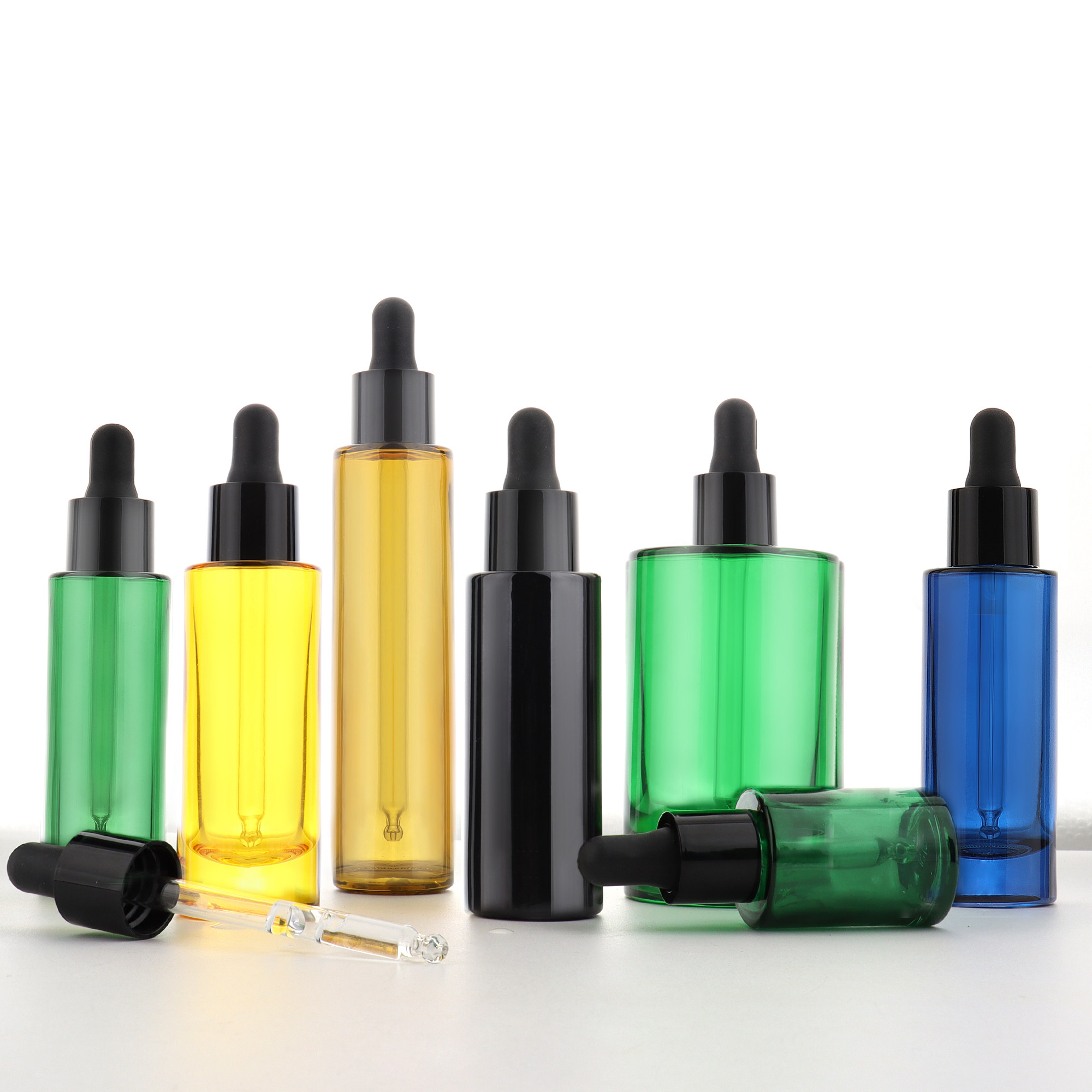 HOPECK彩色胶帽滴管盖模制玻璃瓶水乳精华粉底18牙20-100ml精油瓶,彩妆/香水/美妆工具,化妆/美容工具,淘宝优惠券,粉丝福利购,淘宝优惠卷