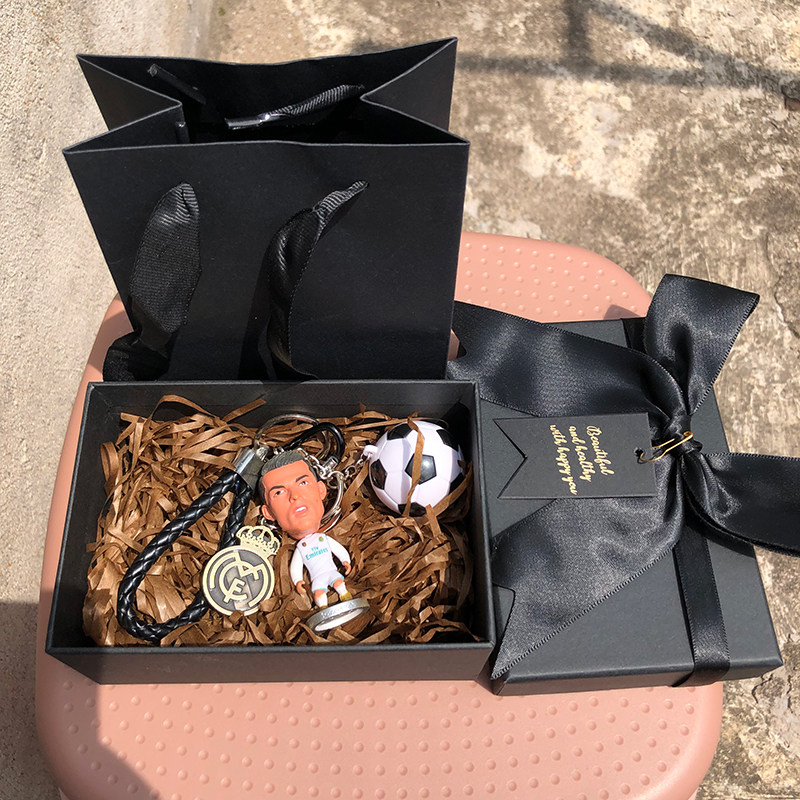 足球球星人偶钥匙扣礼盒装