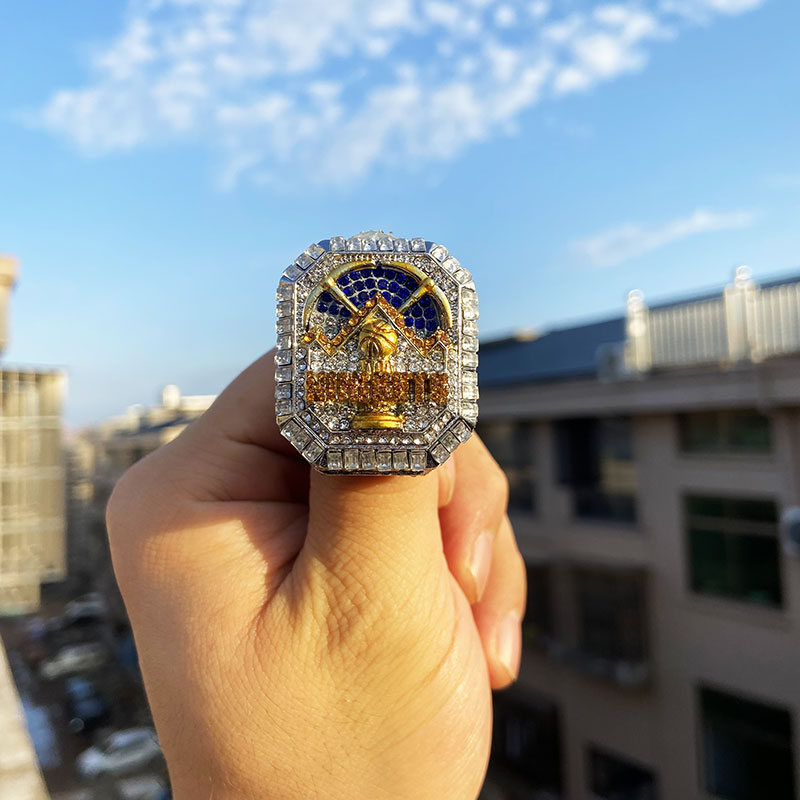 2023掘金湖人勇士总冠军戒指科比詹姆斯库里人偶手办男生礼物收藏