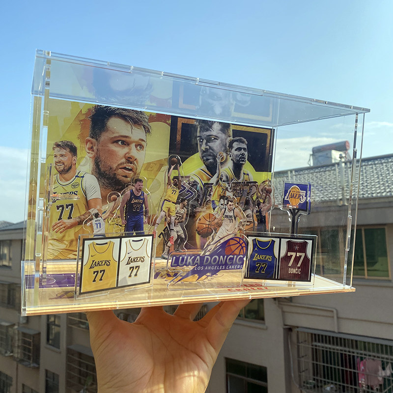 库里科比詹姆斯欧文莫兰特篮球场景周边多插组合立牌摆台人偶手办