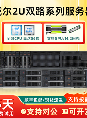 DELL戴尔R730/R540/R740/R750机架式2U服务器虚拟化存储