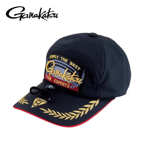 新款遮阳帽日本GAMAKATSU伽玛卡兹GM-9110防晒透气防泼水钓鱼帽