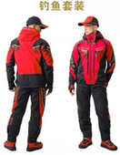 25新款 防大雨钓鱼服矶钓服冲锋衣防水保暖钓鱼服船钓套装 151X