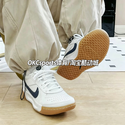 Nike耐克Zoom Court Lite3低帮运动休闲网球鞋男款白蓝DV3258-102