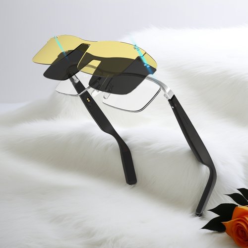 星空银大框磁吸套镜可定制度数