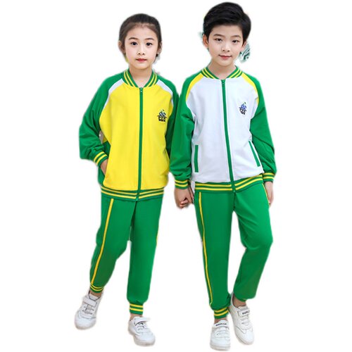 小学生纯棉校服套装秋冬装外套
