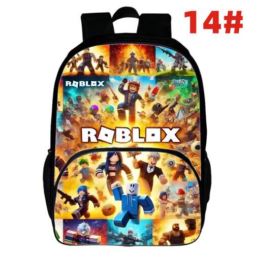ROBLOX罗布乐思儿童书包男女小学生双肩包 DIY私人定制幼儿园背包