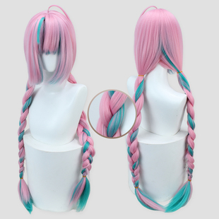 原神瓦雷莎cos假发 玉米须蓬松麻花辫仿真头皮顶造型款假毛