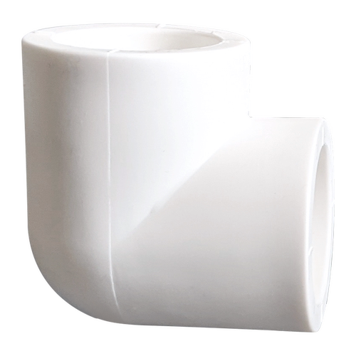 PPR白色弯头大号弯接头配件DN25324050热熔水管弯90度4分2寸4寸