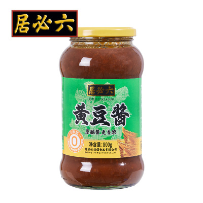 中华老字号六必居0添加剂黄豆酱