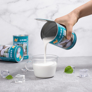 甄想记金牌高达椰奶椰浆家用罐芋圆甜点西米露马蹄糕粉装 烘焙400m